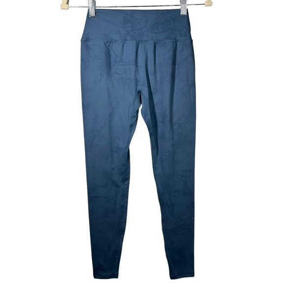 Alphalete Leggings Women's Medium M Blue High Waist Compression Workout Training - Picture 1 of 7